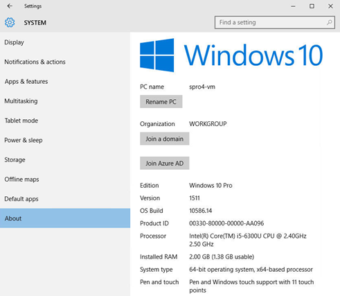 system option of "control panel", to checck RAM specs on computer.